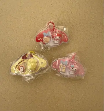 산리오 캐릭터즈 패키지 참&초코 보로 3개 세트