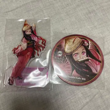 귀멸의 칼날 카마도 네즈코 아와오도리 아크릴 스탠드 코스터