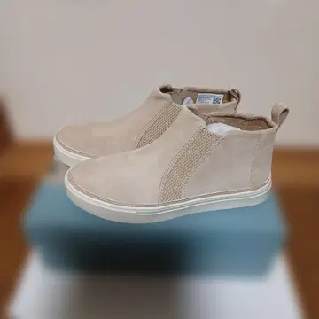 TOMS 스웨이드 사이드 고어 부츠 US 6 베이지 여성용 23