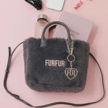 FURFUR 에코 퍼 토트백 그레이