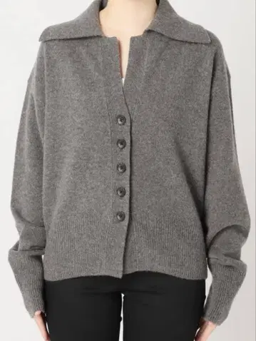 저널 스탠다드 MUSIC 오픈 카라 가디건