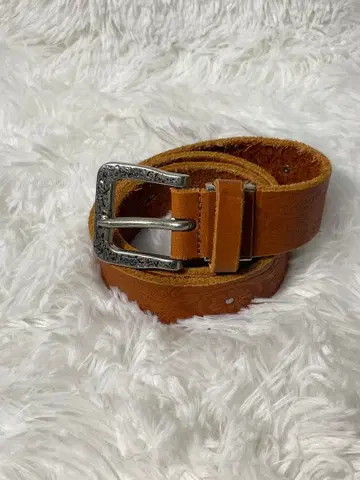 레어 천연 가죽 벨트 카멜 브라운 남성용 아메카지 스터드