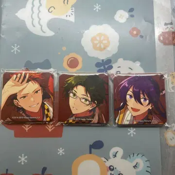 앙스타 앙상블 스타즈 홍월 캔 배지 아이돌 스퀘어 캔 배지 세트