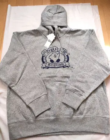 새상품 GU 별의 커비 후드티 그레이 XXL 사이즈 레어품
