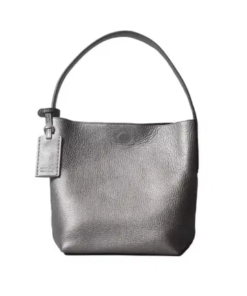 HIROFU 히로프 로셰 가죽 숄더백 S 다크 실버