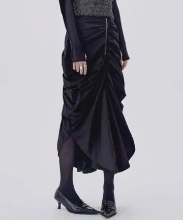 소린 롱 스커트 개더 스커트