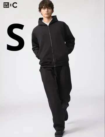 유니클로 C 맨투맨 와이드 팬츠