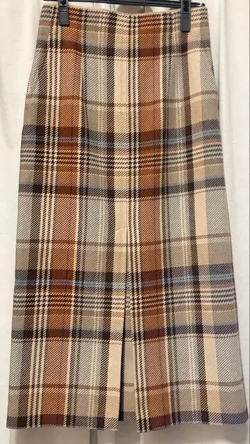 EMMEL REFINES 체크 타이트 스커트