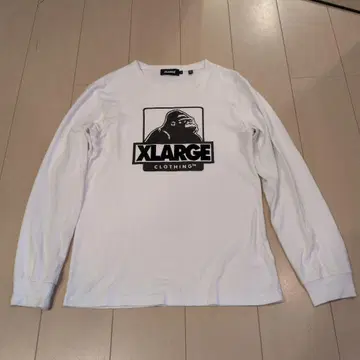 XLARGE 로고 프린트 롱 슬리브 T셔츠