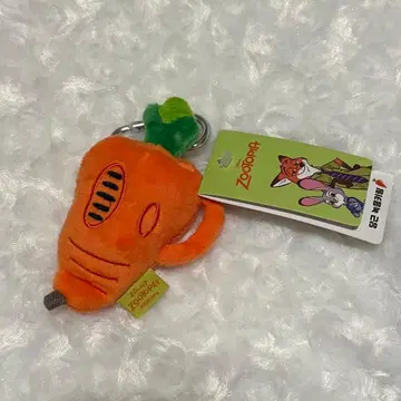 주토피아 한국 한정판 녹음 당근 키링