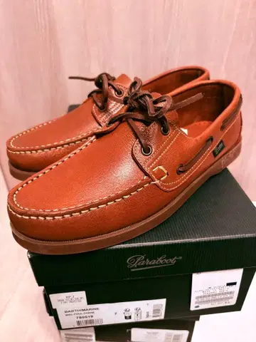 Paraboot Barth 데크 슈즈 브라운 사이즈 7