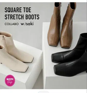 [ saki-01 ] [ room 콜라보 ] 스퀘어토 숏부츠