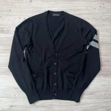 [ 새상품급 ] LITHIUM HOMME 울 V넥 가디건 사이즈 48