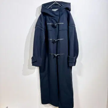 새상품급 앙크레이브 uncrave 풀루프 멜톤 더플 코트 롱