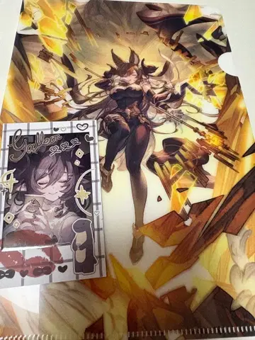 사진풍 카드 가레온, A5 클리어 파일