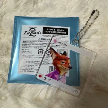 주토피아 닉 와일드 아크릴 키링