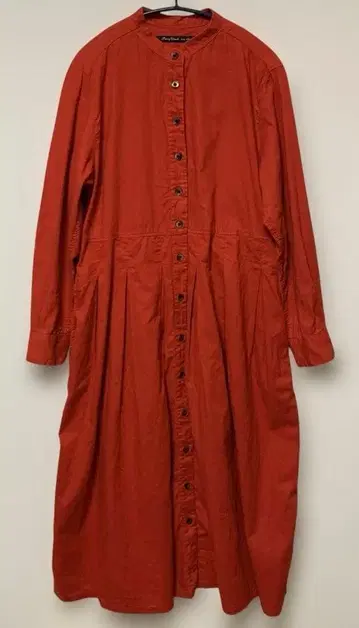 써니클라우드 겨울에도 린넨을 좋아하는 노카라 셔츠 원피스 코튼 린넨