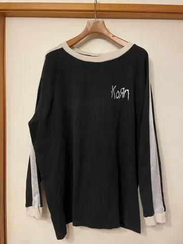 90s KORN 사이드 메쉬 롱 T 스다 마사키 착용