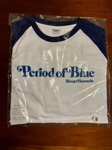 하마다 쇼고 Period of Blue 래글런 롱 슬리브 T셔츠 블루
