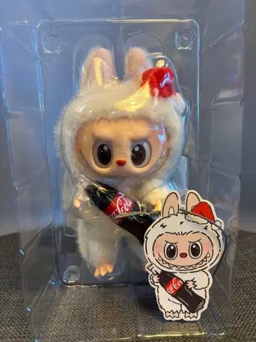 정품 POPMART 러브브 봉제 인형 MONSTERS 코카 콜라 병