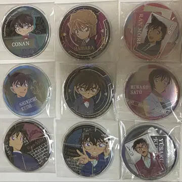 명탐정 코난 USJ 유니버셜 캔뱃지 총 9개 묶음 판매