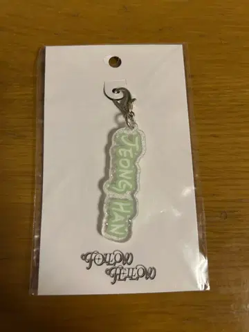 JEONGHAN 키링 FOLLOW FELLOW