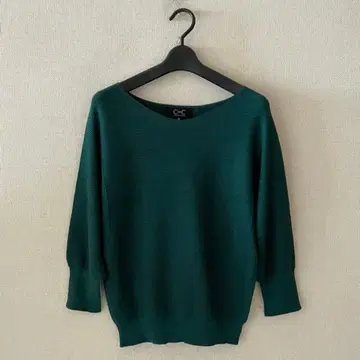 새상품 쿠 드 샹스 디자인 니트 일본제