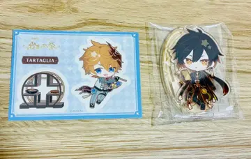 원신 스이파라 타르탈리아 종려 아크릴 키링 스티커 세트