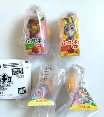 팩앤초 미니어처 참 주토피아 x 4