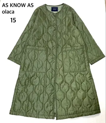 [ 새상품급 ] 아즈노아즈오라카 퀼팅 롱 코트 자켓