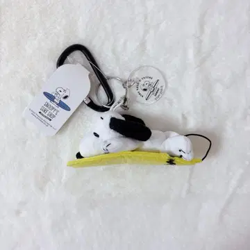스누피 서프샵 카라비너 마스코트 봉제 인형 키링 하와이