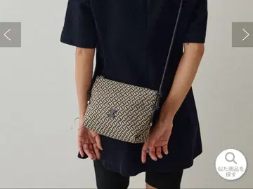 IACUCCI 모노그랑마 숄더 수납 가방 포함