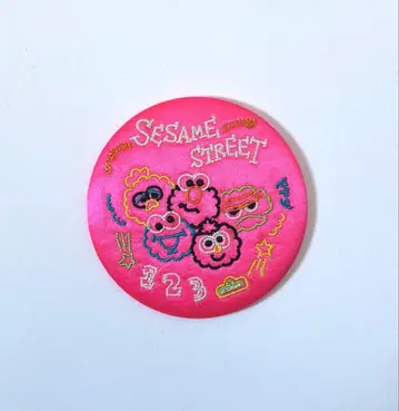 세서미 스트릿 자수 배지 캔뱃지