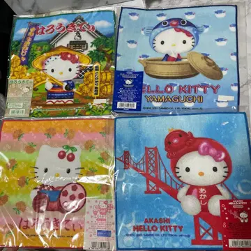 Hello Kitty 타월 세트 4종류