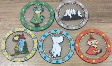 MOOMIN 클리어 러버 코스터 전 5종 컴플리트