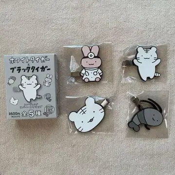 미개봉 새상품 화이트 타이거와 블랙 타이거 헤어핀