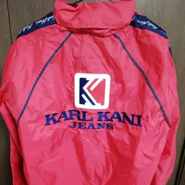 칼 카니 나일론 자켓 레드