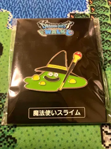 [ 미개봉 새상품 ] 드래곤 퀘스트 워크 기념품 핀즈 마법사 슬라임