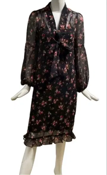 [ 미착용 택 포함 ] MORGAN 모건 원피스 38 꽃무늬