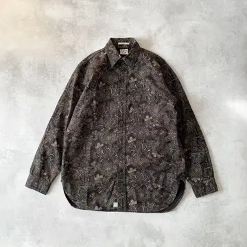 orSlow HAWAIIAN 패턴 긴팔 셔츠 코튼 린넨 올 패턴