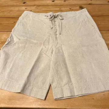 새상품급 ichi 린넨 혼방 하프 팬츠 sm2 네스트로브 산바레