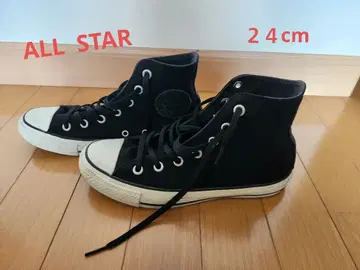 ALL STAR 블랙 하이컷 스니커즈