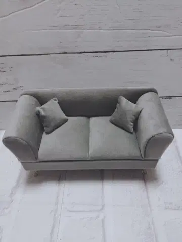 미니어처 소파 인형용 소파 스퀘어 소파 주얼리 BOX