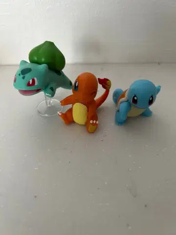 해외 포켓몬 배틀 피규어 리자드(히토카게) 꼬부기(제니카메) 이상해씨