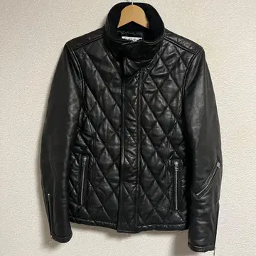 VANQUISH x roar 가죽 퀼팅 자켓 M