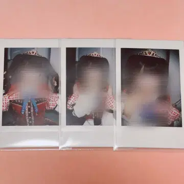 무지개 깃털 미니 카드놀이 의상 폴라로이드