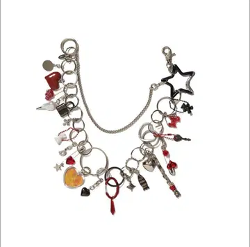 DOUBLET KEY CHAIN red 25aw 지갑 체인