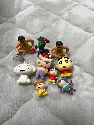 짱구는 못말려(크레용 신짱) 가챠가챠 시로 액션 가면 해바라기 피규어