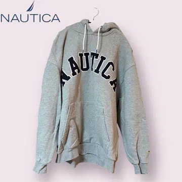 NAUTICA 후드티 오버 사이즈 그레이 L 사이즈
