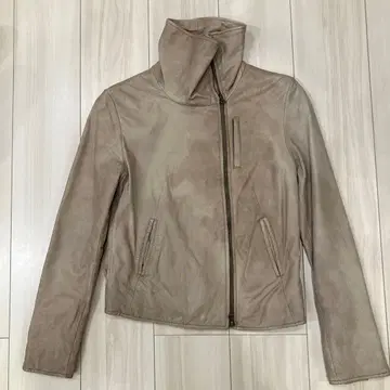 Gap 베이지 가죽 자켓 XS